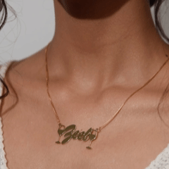 Tipsy Glam – Personalized Wine Glass Necklace