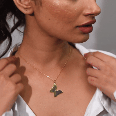 Butterfly Pendant Necklace