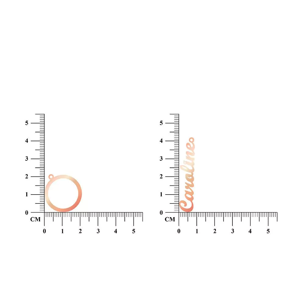 Luminous Halo Name Pendant