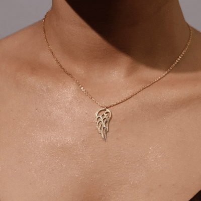 Origami Wing Necklace