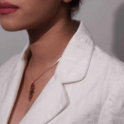 Leaf Celtic Knot Necklace