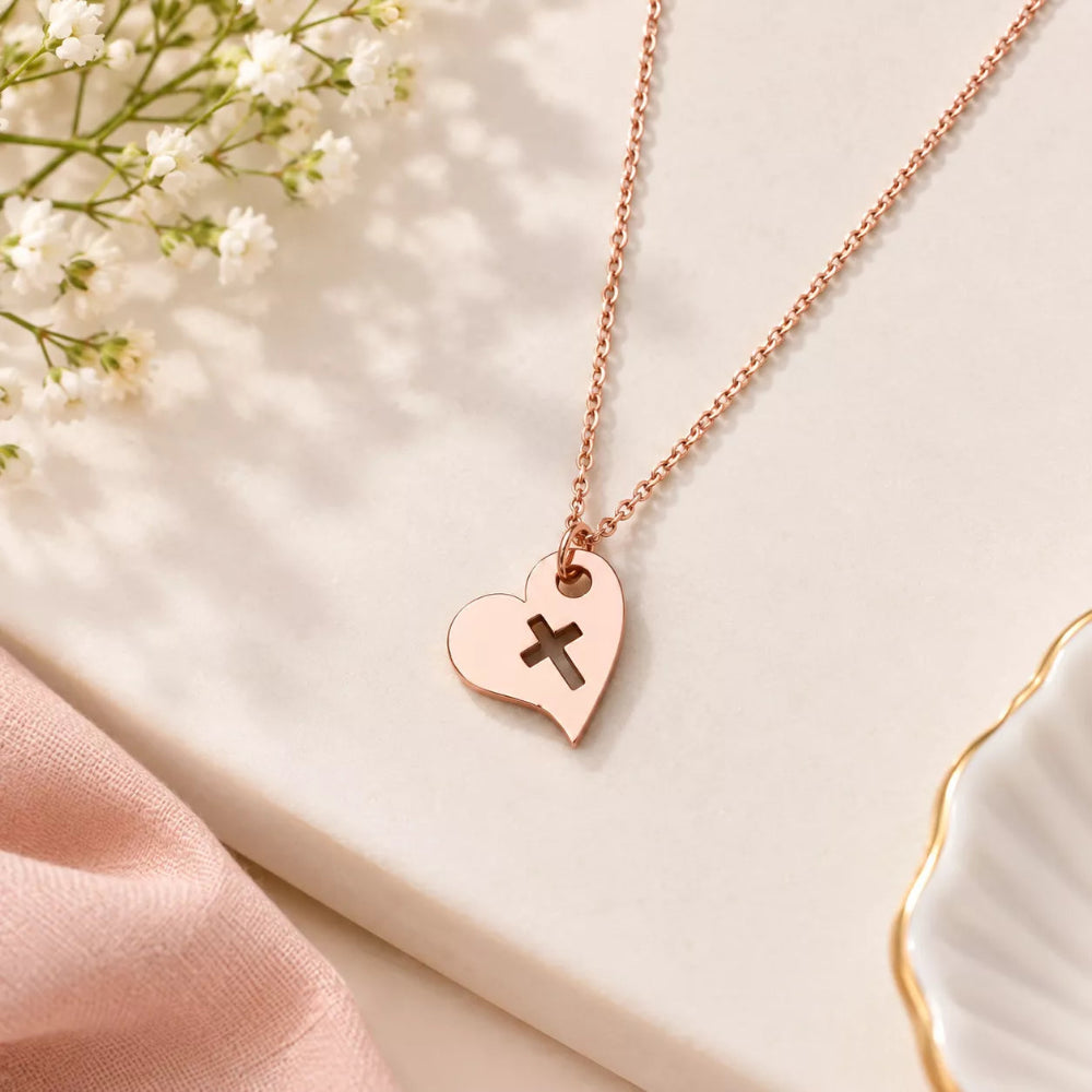 Heart of Faith Pendant Necklace
