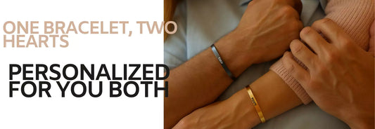 The Perfect Gift for Couples: Personalized Name Bracelets by Ampkrafts