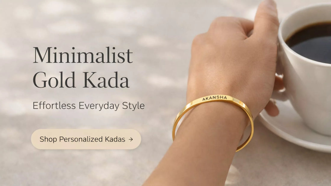Minimalist Gold Kada for Everyday Style