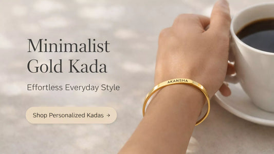 Minimalist Gold Kada for Everyday Style