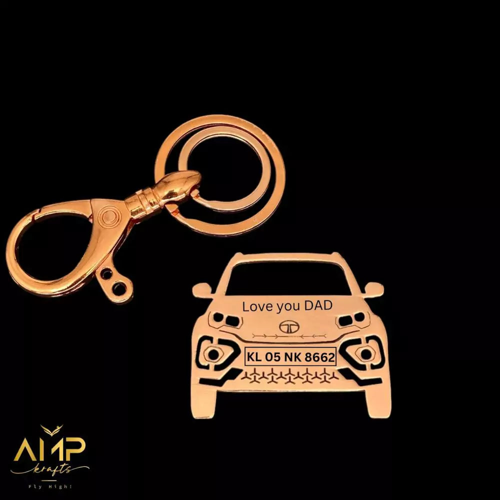 Tata Nexon 2022 personalized keychain perfect gift for car lovers