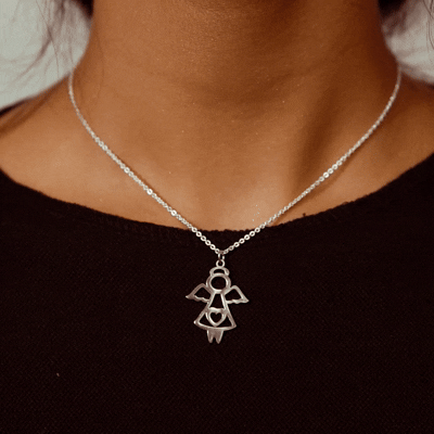 Angelic Heart Pendant Necklace
