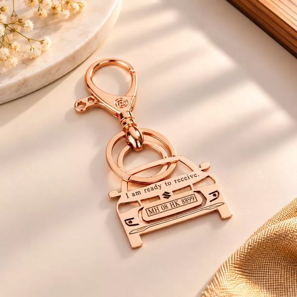 Personalised Indian Car Keychain