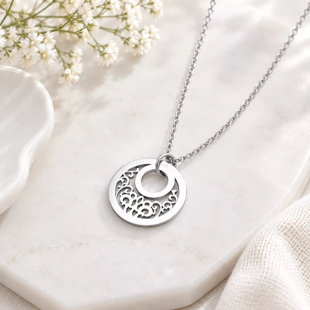 Radiant Ring Pendant Necklace