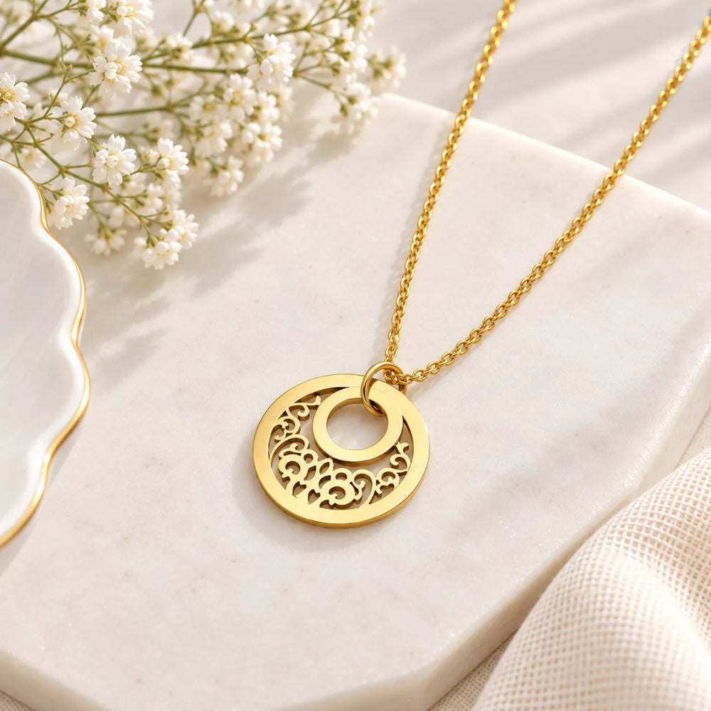 Radiant Ring Pendant Necklace