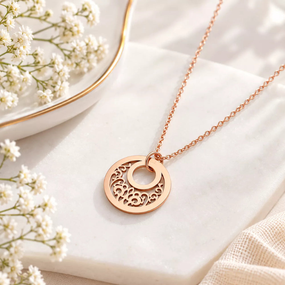 Radiant Ring Pendant Necklace