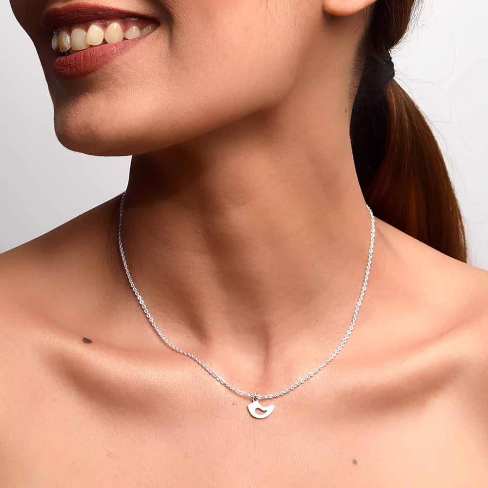 Sparrow Bird Pendant Necklace - Elegant Nature-Inspired Jewelry for Women