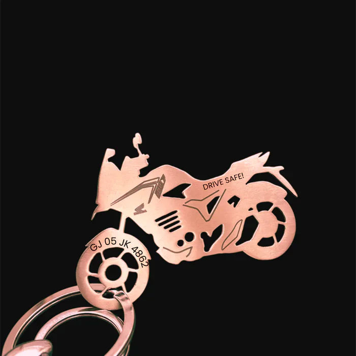 modern CB200X bike key tag minimalist look for daily riders