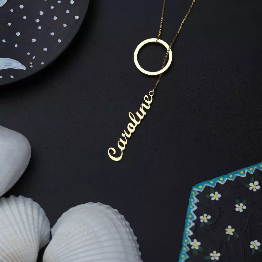 Luminous Halo Name Pendant