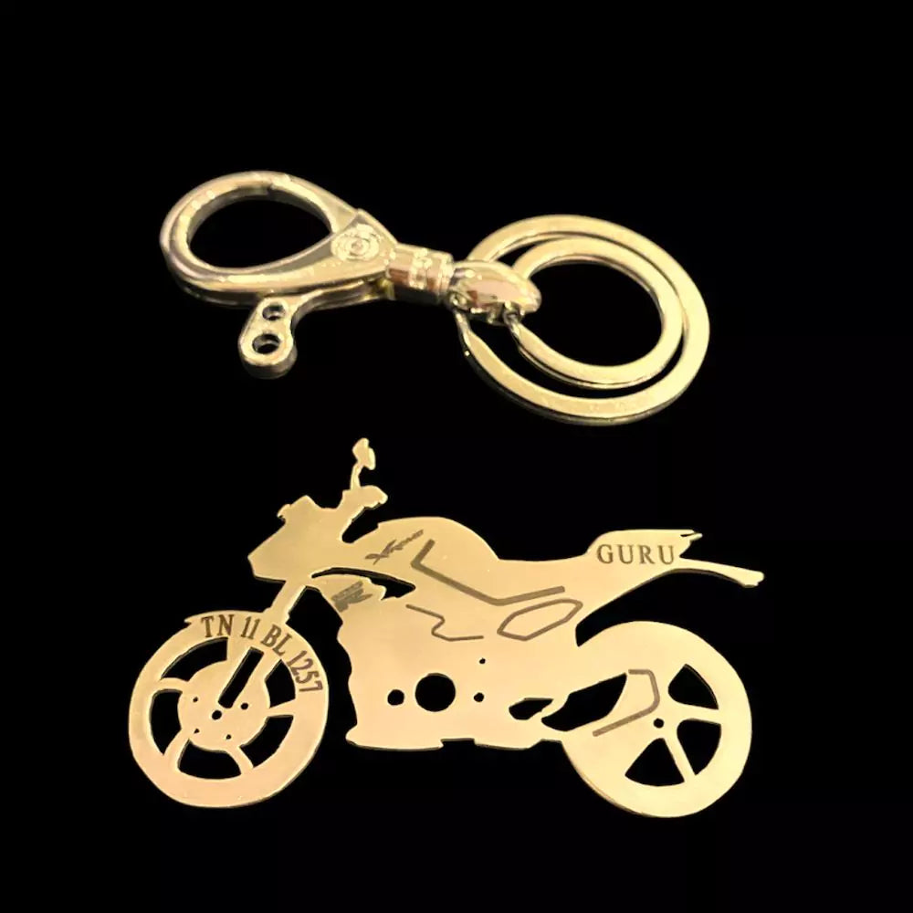 Durable & Stylish Personalized Hero Xtreme 125 Keychain – Perfect Gift for Bike Owners
