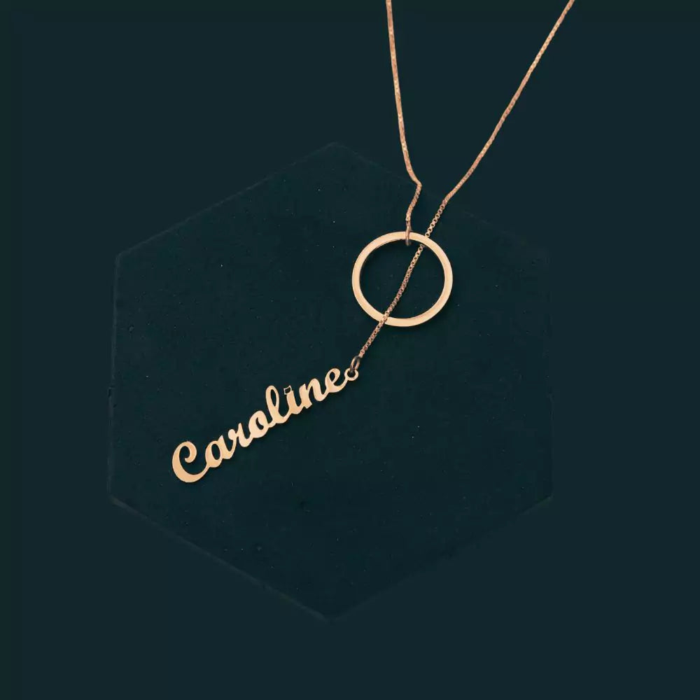 Luminous Halo Name Pendant