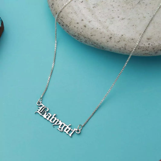 Old English Custom Name Pendant