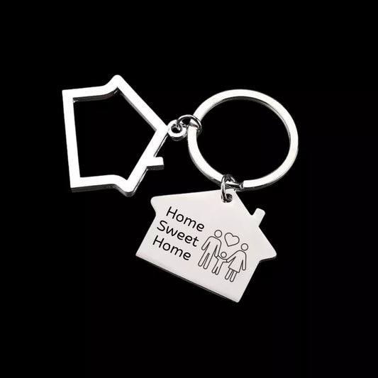 Personalized Home Keychain for Family