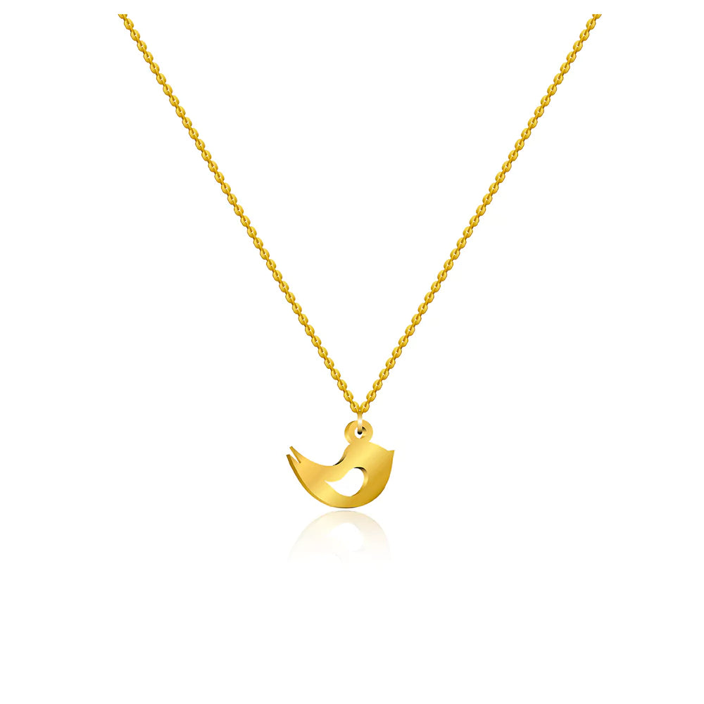 Sparrow Bird Pendant Necklace - Elegant Nature-Inspired Jewelry for Women