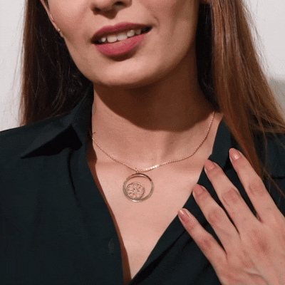 Mandala Aura Pendant Necklace