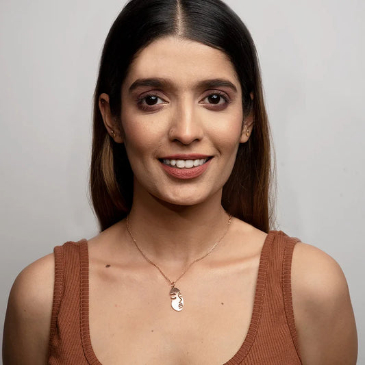 Abstract face Necklace