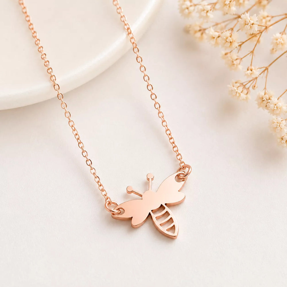 Honey Bee Pendant Necklace