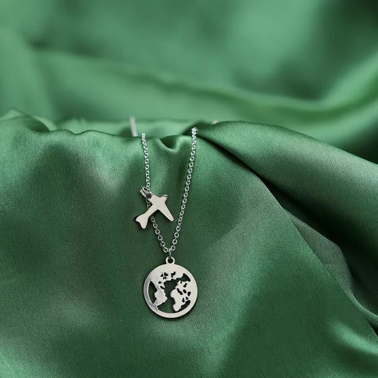 Around the world Pendant Necklace