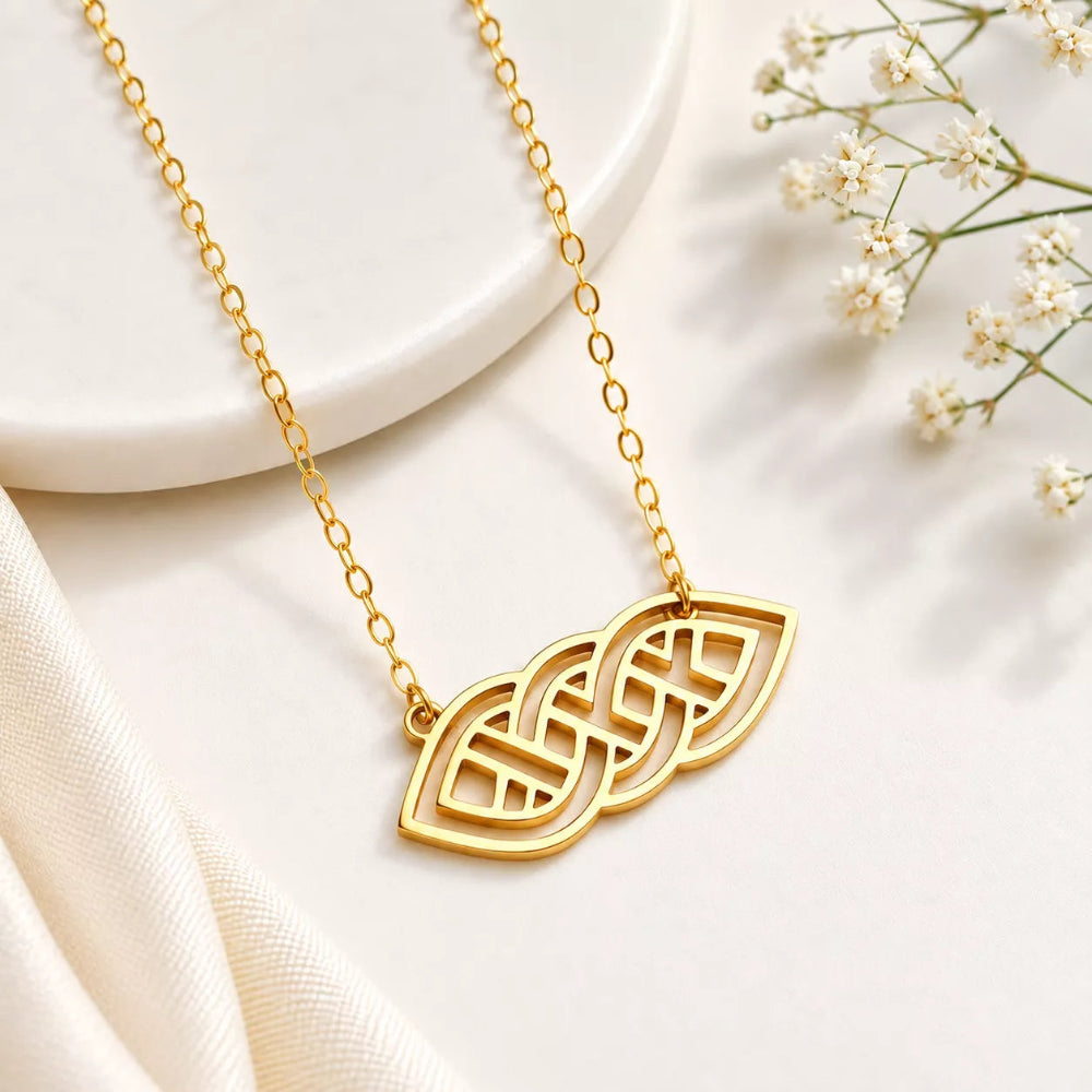 Double Infinity Pendant Necklace