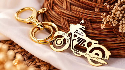 Personalised Bike Keychains