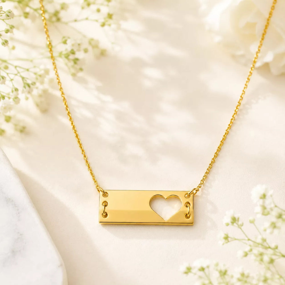 Glued Together Pendant Necklace