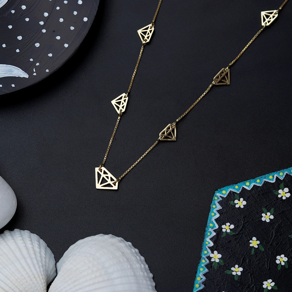 Diamonds Are Forever Necklace Simulated Diamond Necklace Elegant Diamond Pendant Luxury Jewelry Classic Design Necklace Sparkling Necklace High-Quality Jewelry Piece