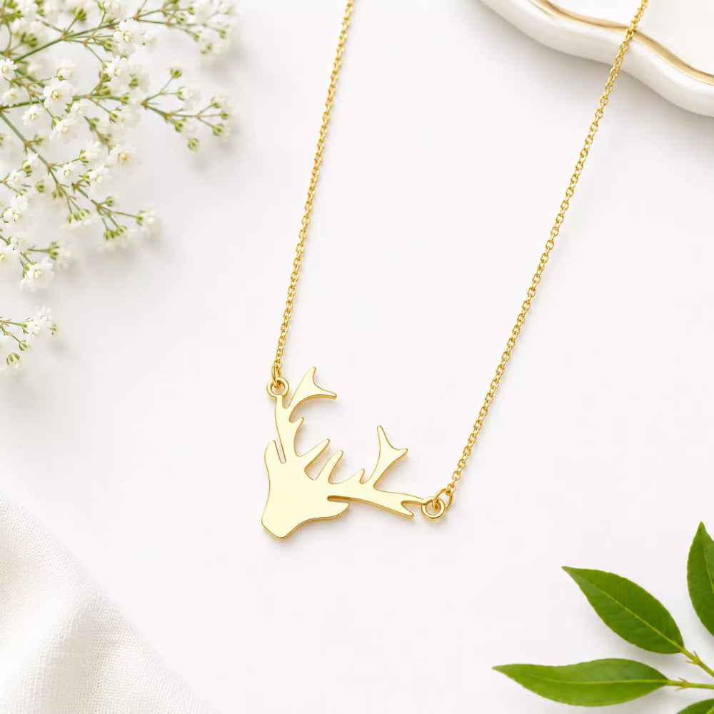 Antlers Pendant Necklace