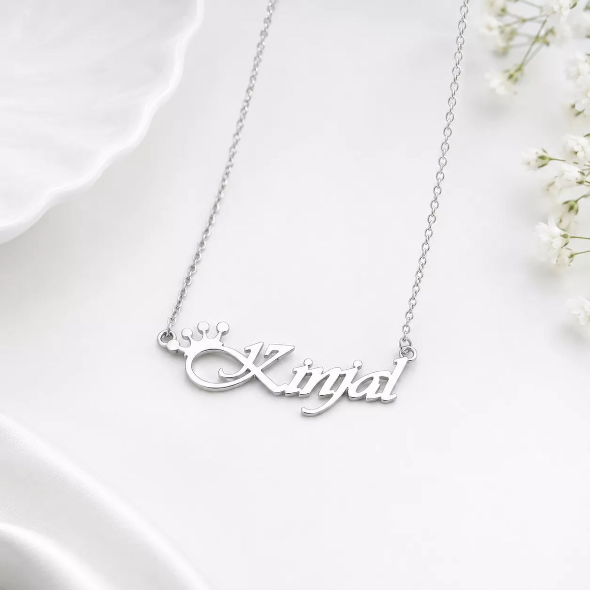 Crowned Name Pendant