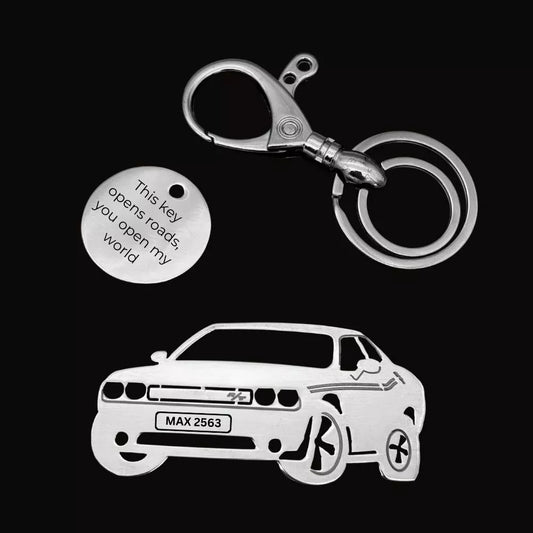 Dodge Charger SXT Keychain | USA