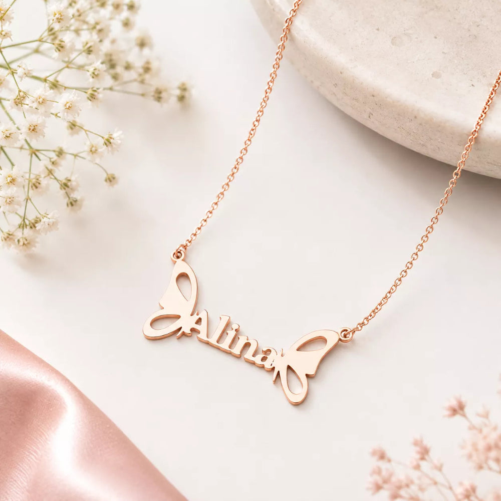Flutter Name Pendant