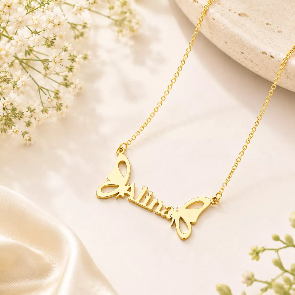 Flutter Name Pendant