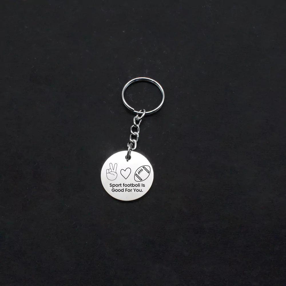 Sportsman Keychain | Athlete Keychain | Sports-Themed Keychain - Ampkrafts