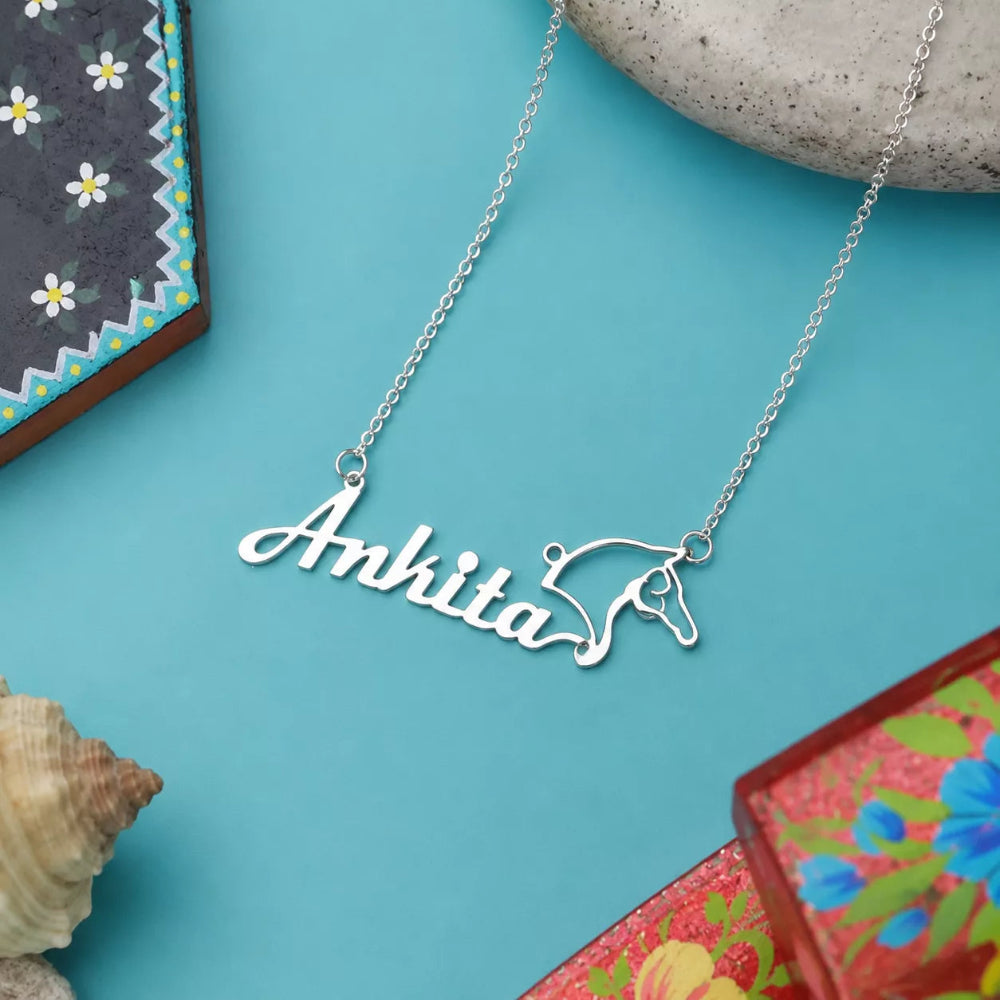 Lil Horsey Tag Custom Necklace