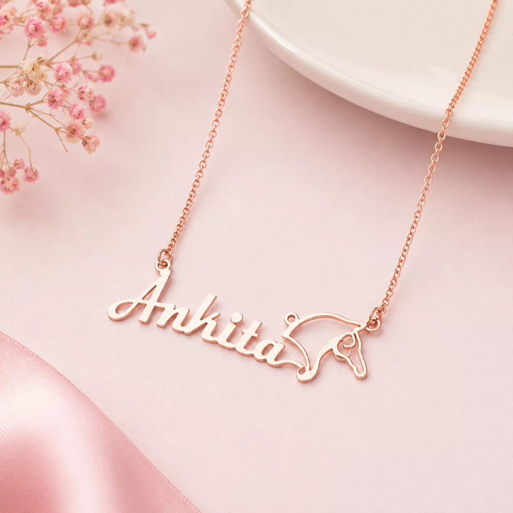 Lil Horsey Tag Custom Necklace
