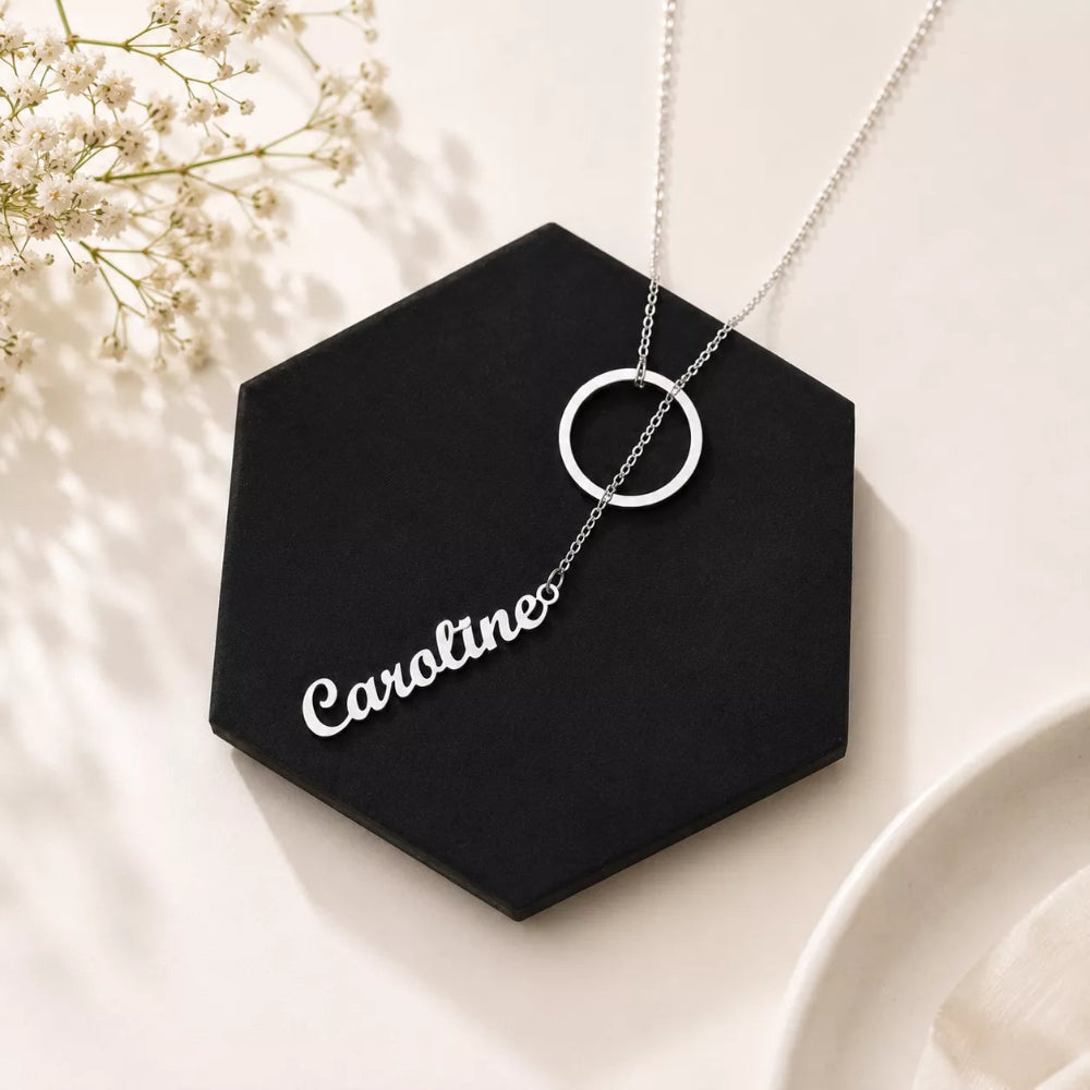 Luminous Halo Name Pendant