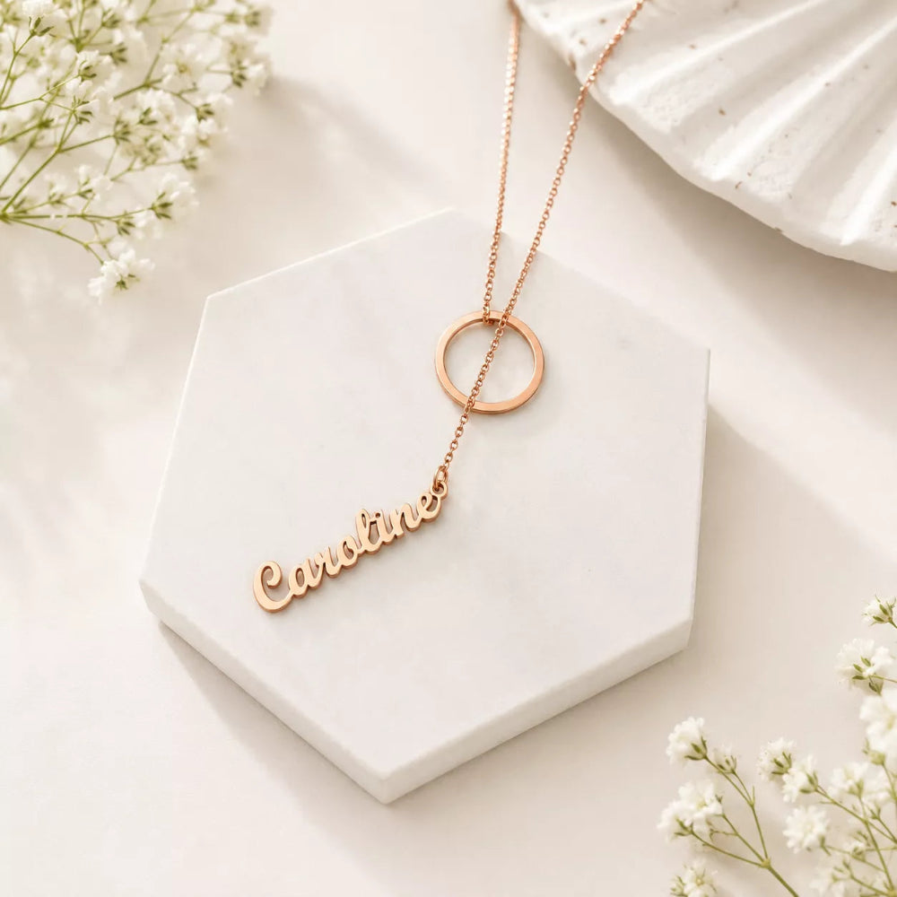 Luminous Halo Name Pendant