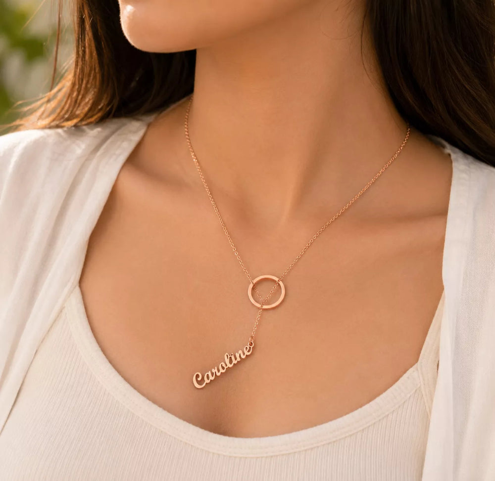 Luminous Halo Name Pendant