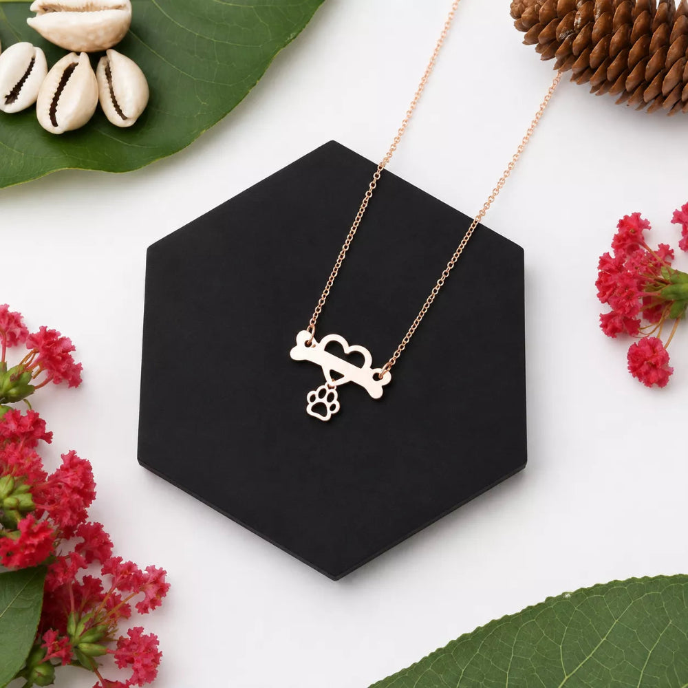 Pawbone Pendant Necklace