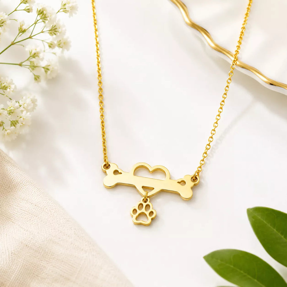 Pawbone Pendant Necklace