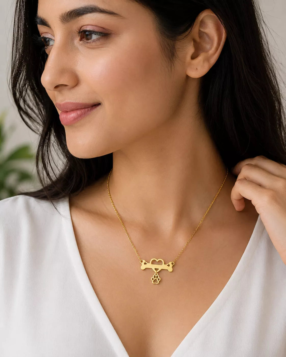 Pawbone Pendant Necklace