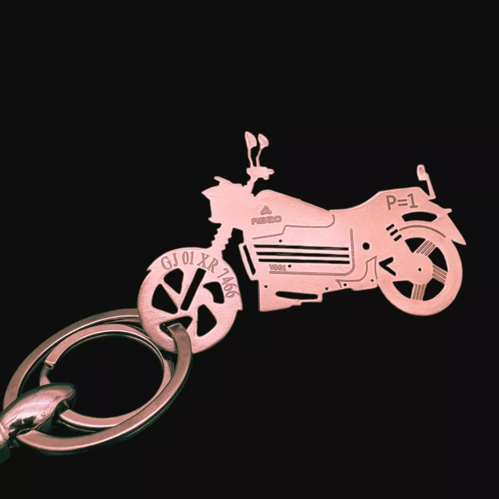 custom Abzo Unveils keychain with engraved name stainless steel design