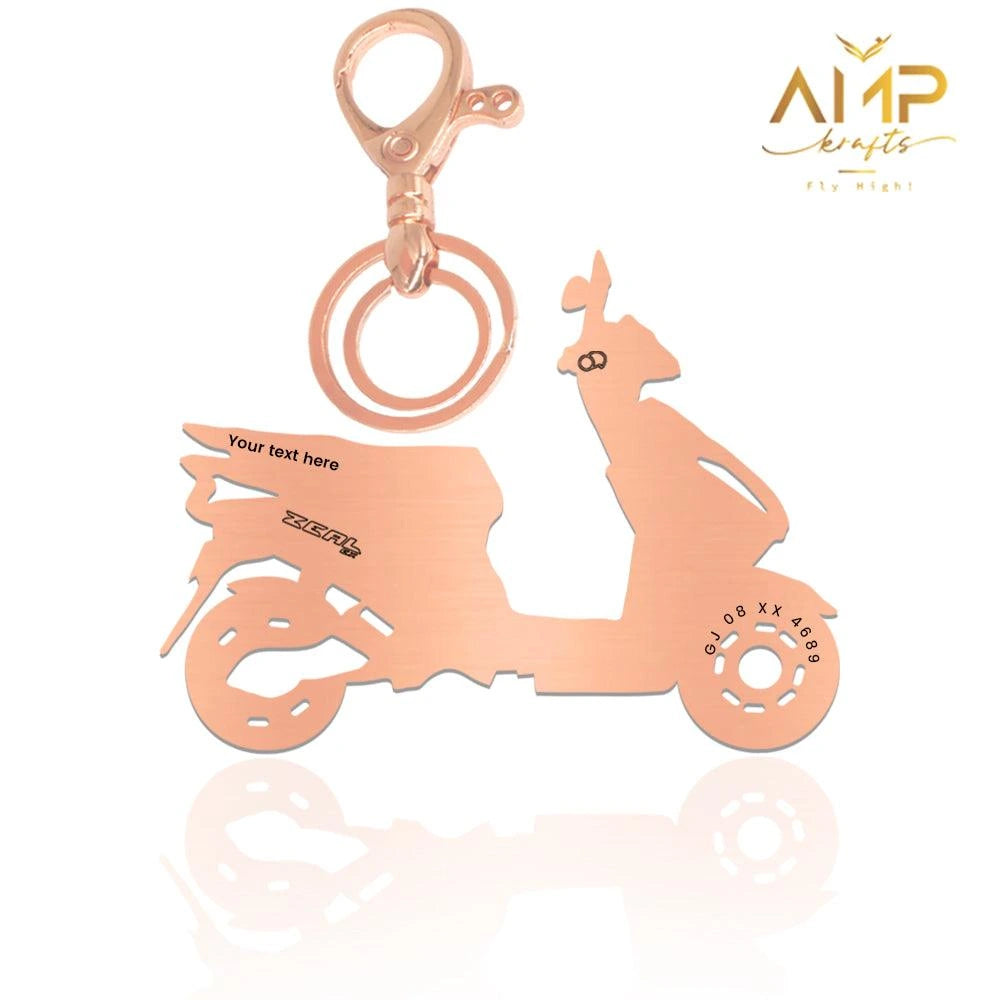 Premium Ampere Zeal keychain gift for EV owners