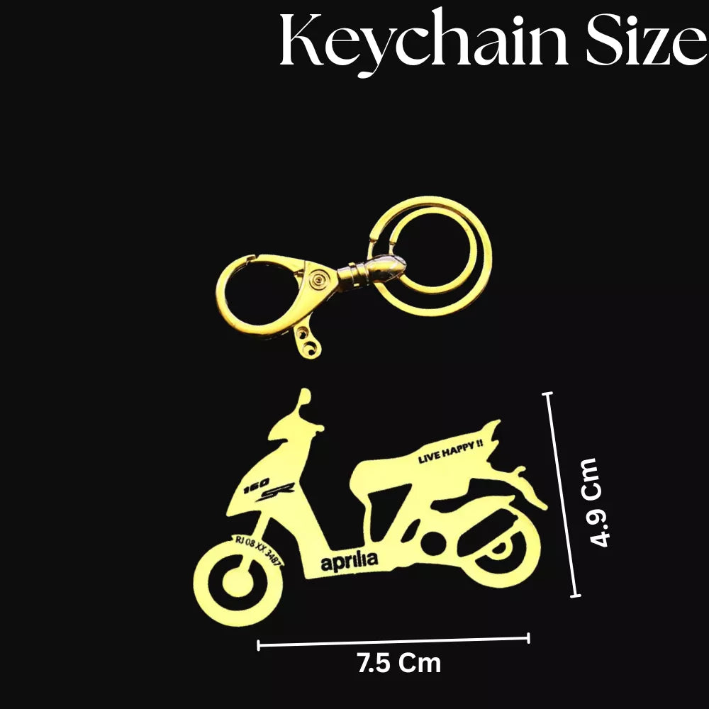 Aprilia SR 160 Scooter Keychain