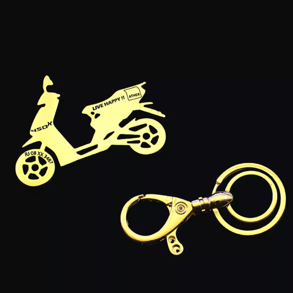 Premium Ather 450X key accessory with sleek metal finish
