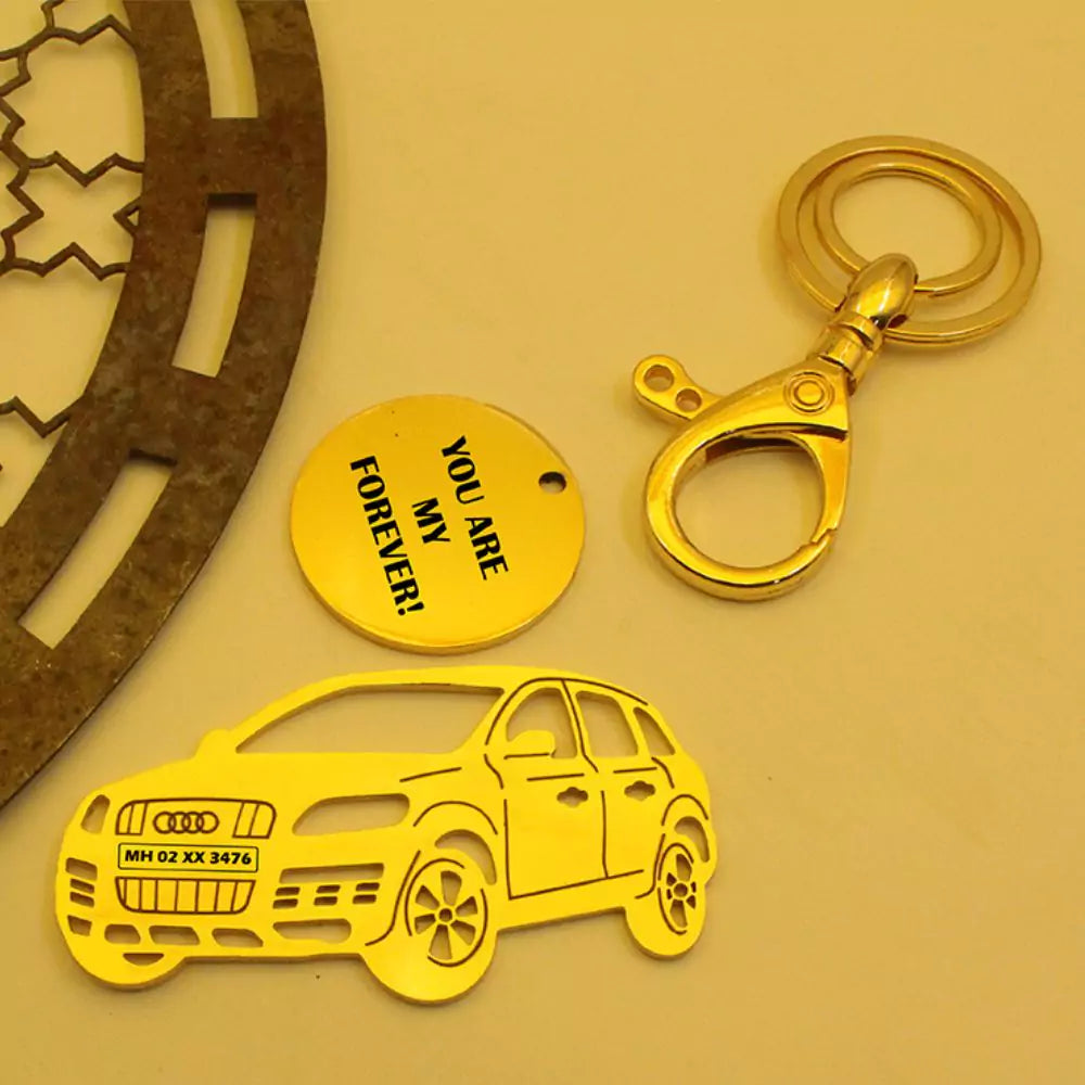 Gift-ready Audi Q7 2013 keychain – emotion in every touch